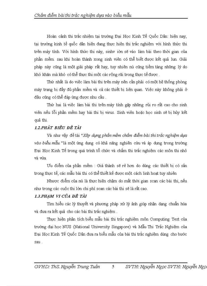 image for page Xây dựng phần mềm chấm điểm bài thi trắc nghiệm dựa vào biểu mẫu