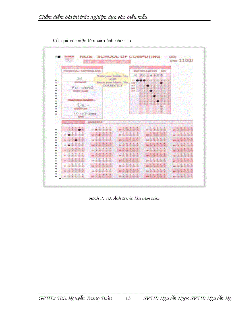 image for page Xây dựng phần mềm chấm điểm bài thi trắc nghiệm dựa vào biểu mẫu