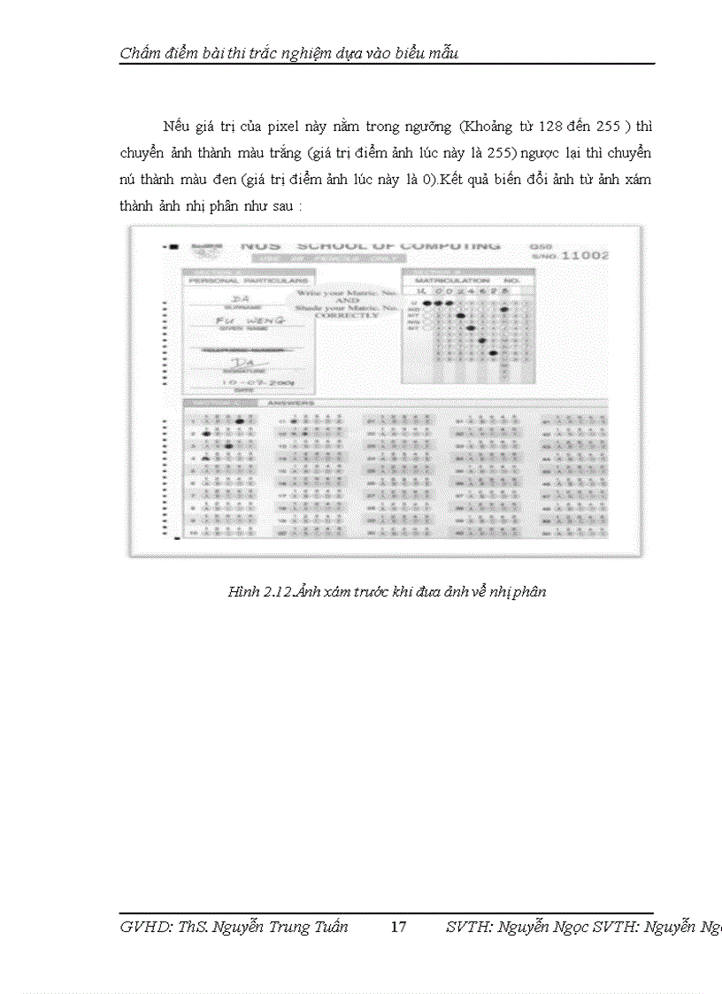 image for page Xây dựng phần mềm chấm điểm bài thi trắc nghiệm dựa vào biểu mẫu