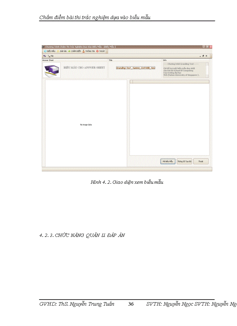 image for page Xây dựng phần mềm chấm điểm bài thi trắc nghiệm dựa vào biểu mẫu