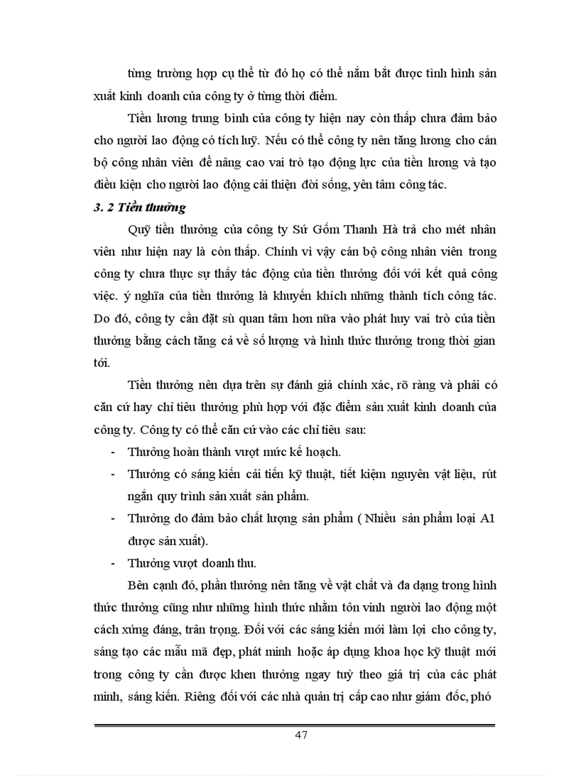 image for page Một số giải pháp nhằm tạo động lực cho người lao động tại công ty Sứ Gốm Thanh Hà 1