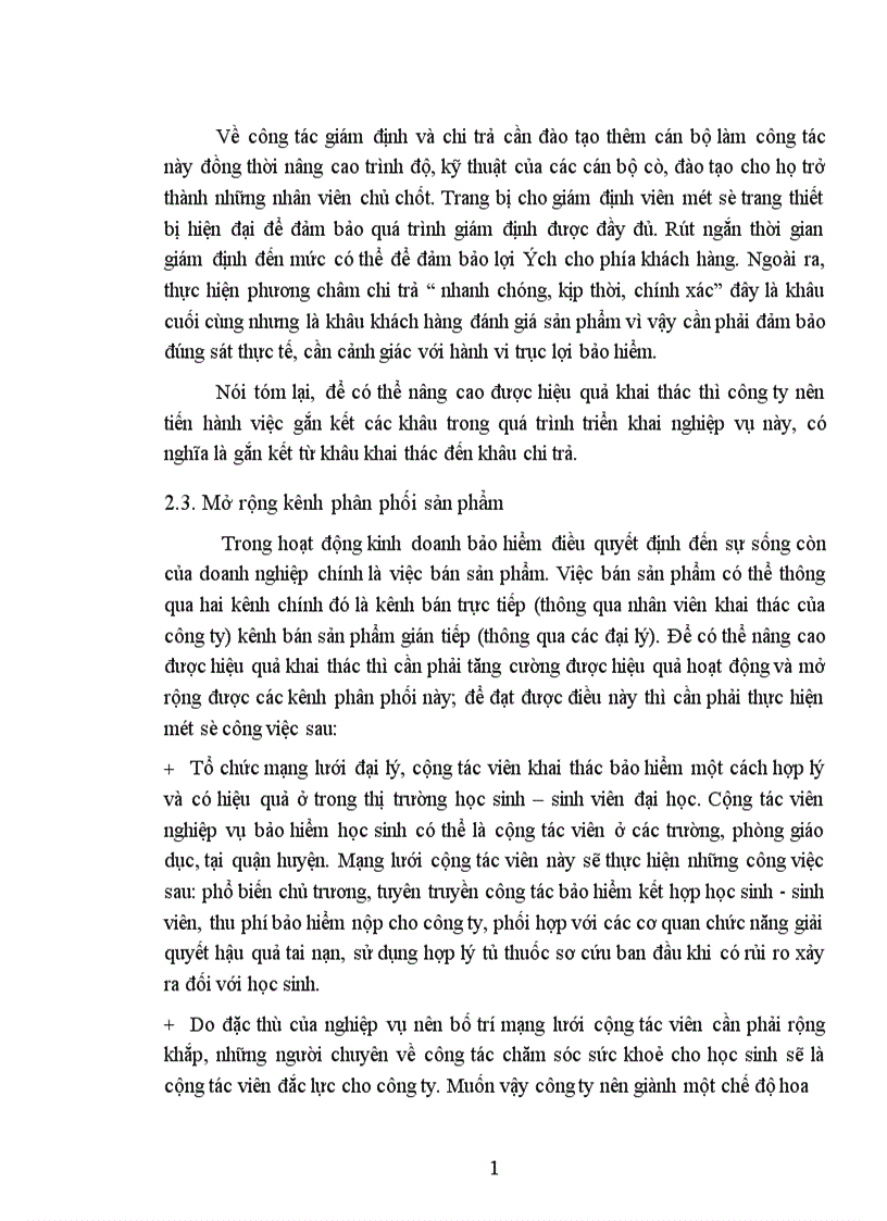 image for page Phân tích thực trạng khai thác nghiệp vụ bảo hiểm kết hợp học sinh sinh viên tại công ty cổ phần bảo hiểm Petrolimex PJICO 1