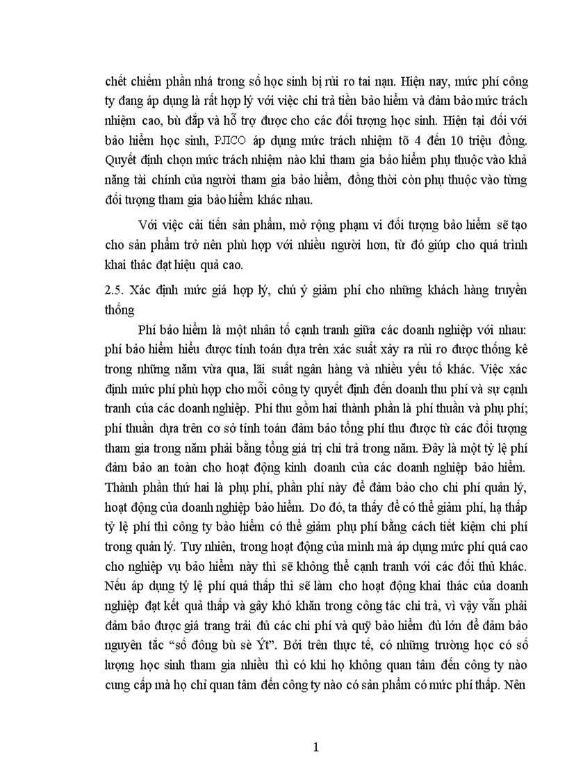 image for page Phân tích thực trạng khai thác nghiệp vụ bảo hiểm kết hợp học sinh sinh viên tại công ty cổ phần bảo hiểm Petrolimex PJICO 1