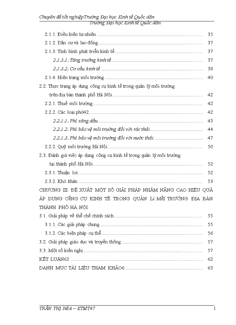 image for page Thực trạng và giải pháp nâng cao hiệu quả áp dụng công cụ kinh tế trong quản lý môi trường trên địa bàn tha 1