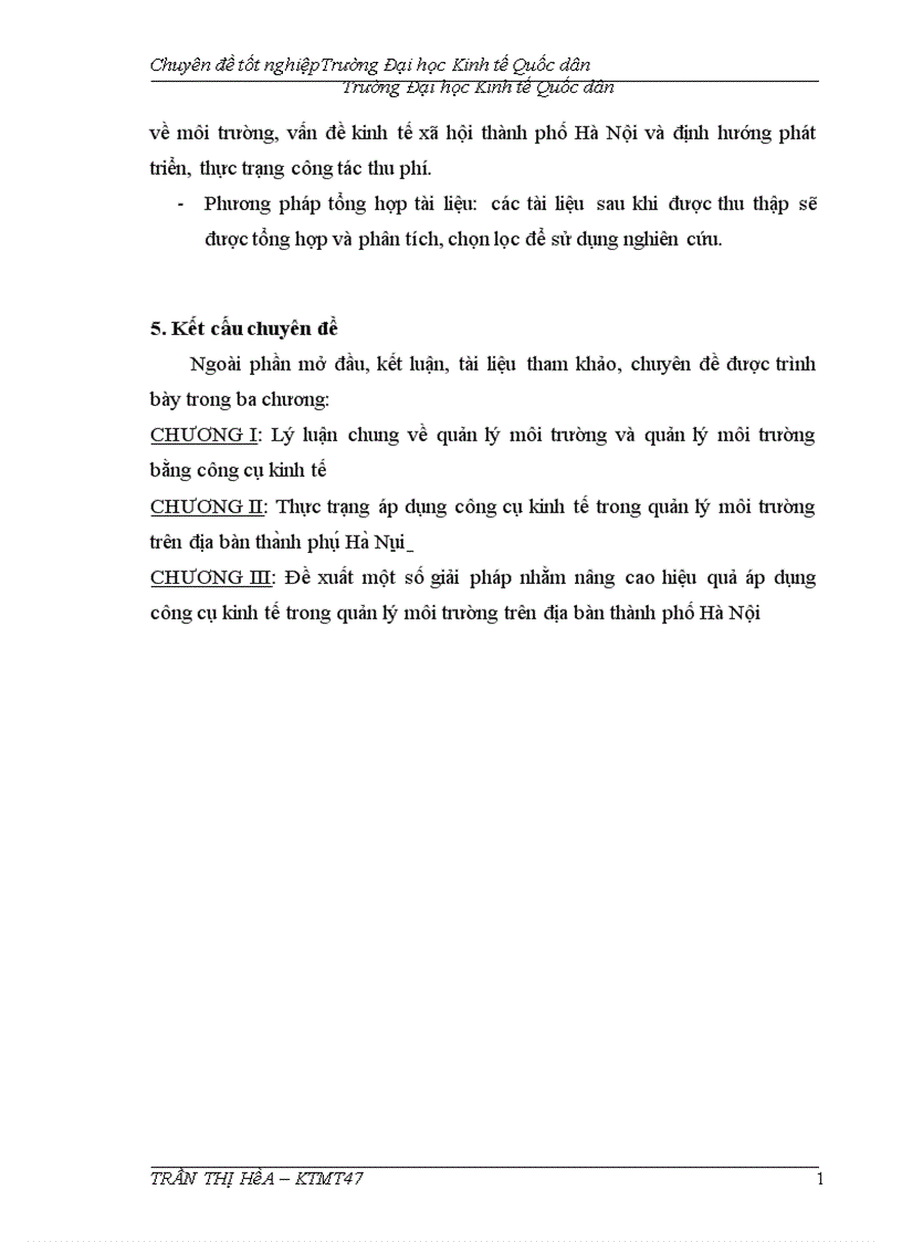 image for page Thực trạng và giải pháp nâng cao hiệu quả áp dụng công cụ kinh tế trong quản lý môi trường trên địa bàn tha 1