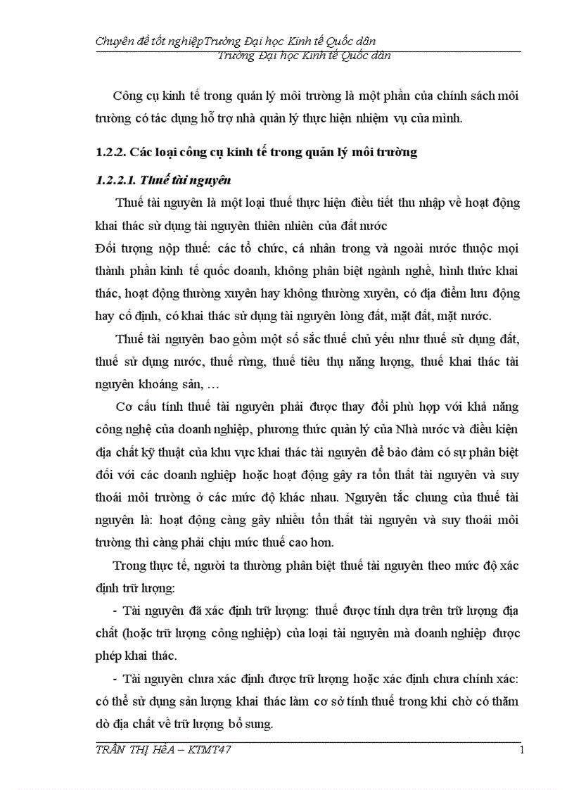 image for page Thực trạng và giải pháp nâng cao hiệu quả áp dụng công cụ kinh tế trong quản lý môi trường trên địa bàn tha 1