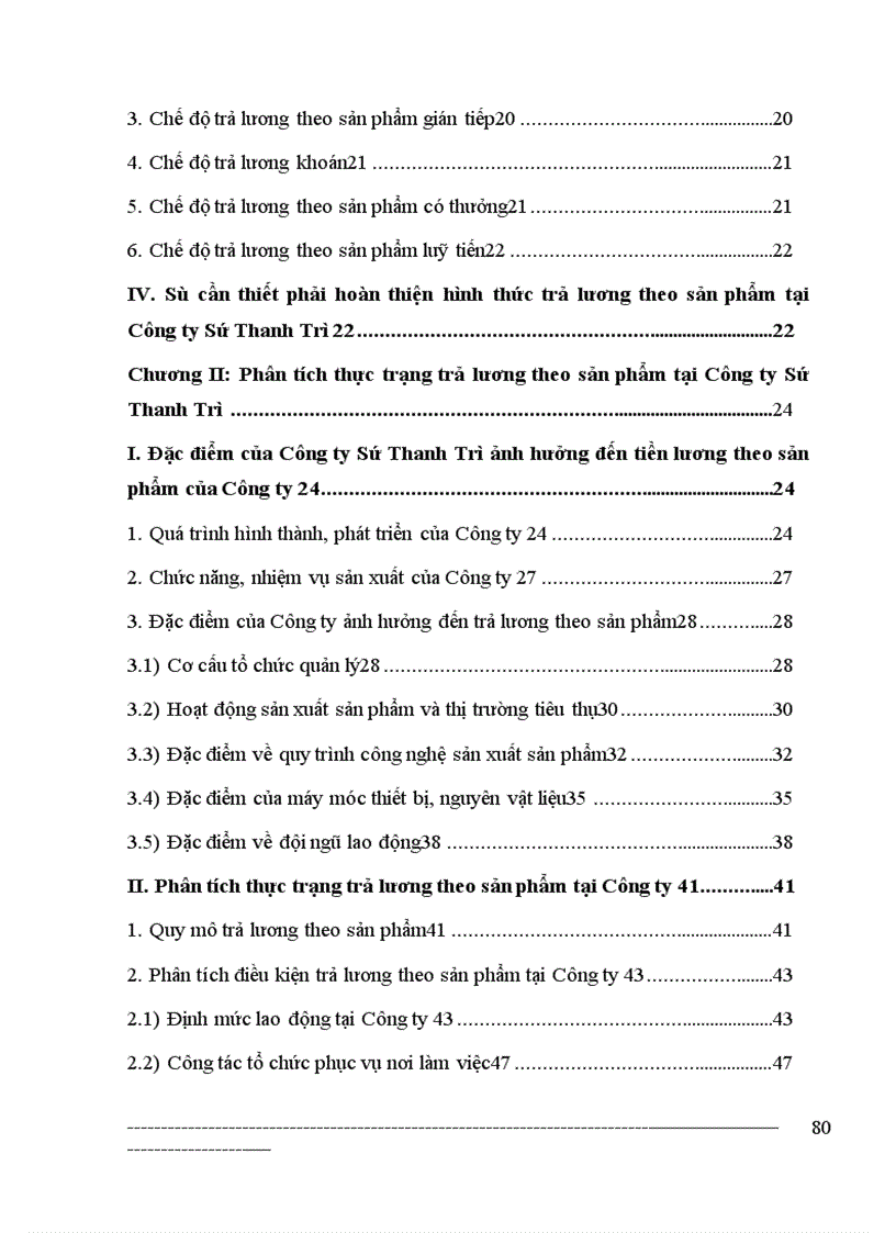 image for page Hoàn thiện hình thức trả lương theo sản phẩm tại Công ty Sứ Thanh Trì