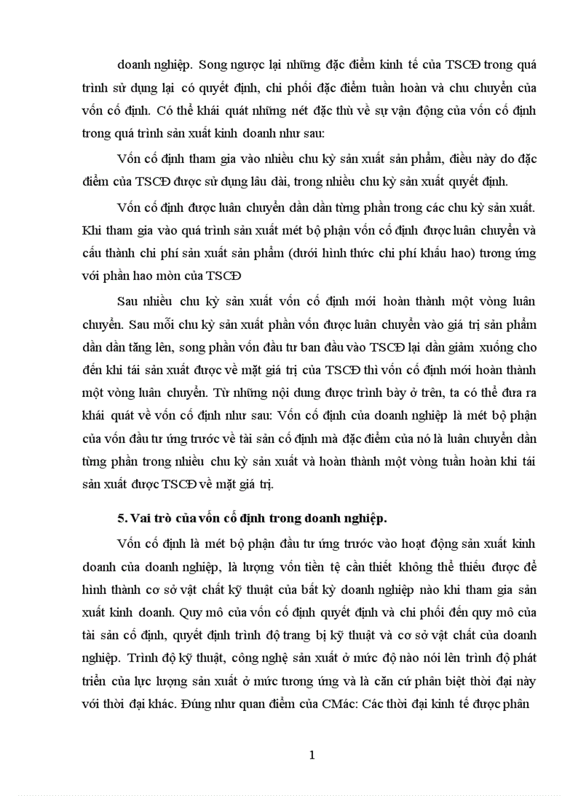 image for page Vốn cố định và một số biện pháp chủ yếu nhằm nâng cao hiệu quả sử dụng vốn cố định tại công ty xây dựng số 1 1