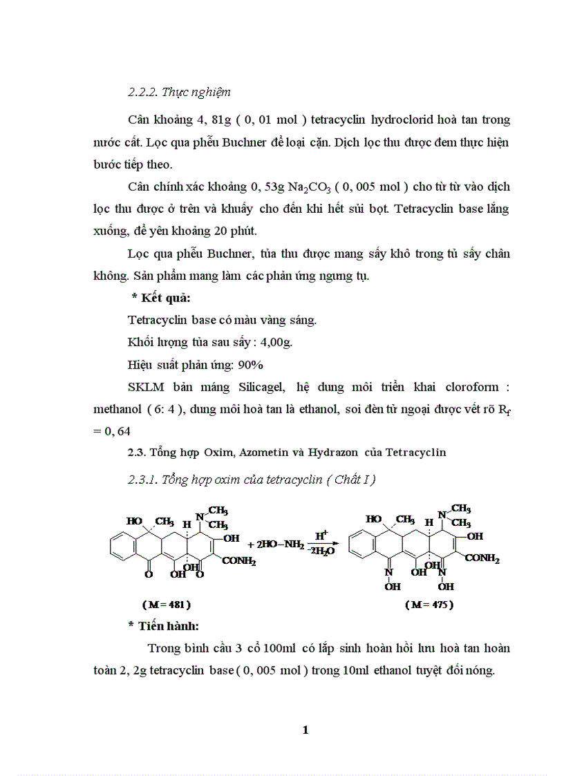 image for page Tổng hợp oxim của tetracyclin