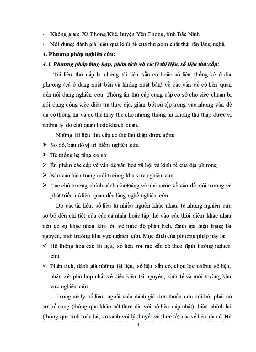 image for page Bước đầu tính toán hiệu quả kinh tế của việc thiết lập hệ thống thu gom chất thải rắn làng giấy Phong Khê huyện Yên Phong tỉnh Bắc Ninh 1