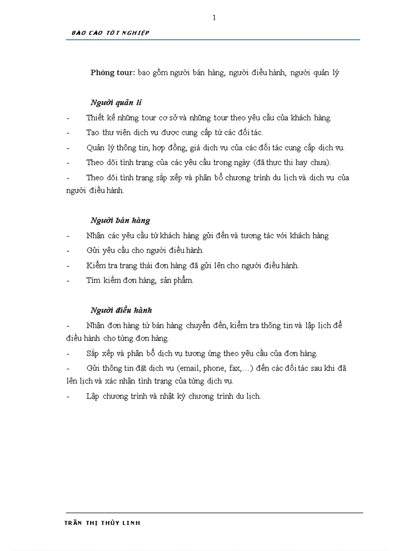 image for page Phân tích thiết kế và xây dựng phần mềm Quản lý chương trình du lịch cho công ty Đầu tư Vận tải Du lịch Hoàng Việt