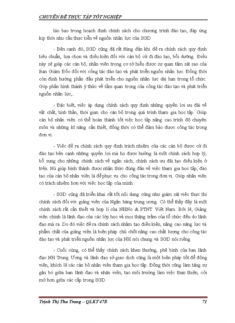 image for page Hoàn thiện chính sách đào tạo và phát triển nguồn nhân lực tại Sở Giao Dịch Ngân Hàng Nông Nghiệp và Phát Triển Nông Thôn Việt Nam 1