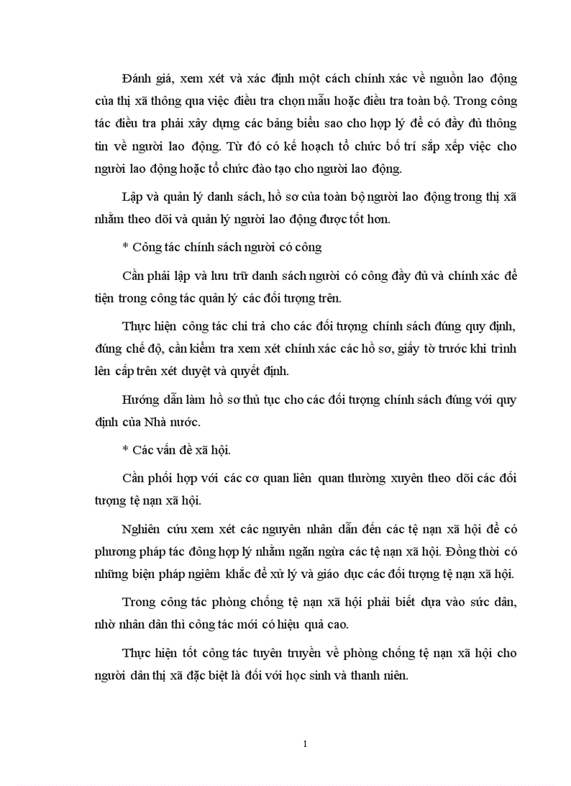 image for page Phân tích công tác tổ chức và hoạt động của Phòng tổ chức lao động thương binh và xã hội thị xã Sầm Sơn Thanh Hoá