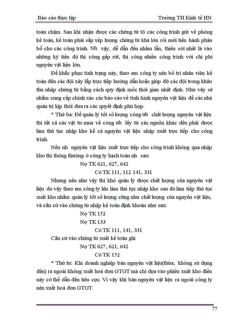 image for page Tổ chức công tác kế toán nguyên vật liệu của Công ty xây dựng số 9 Hà Nội 1