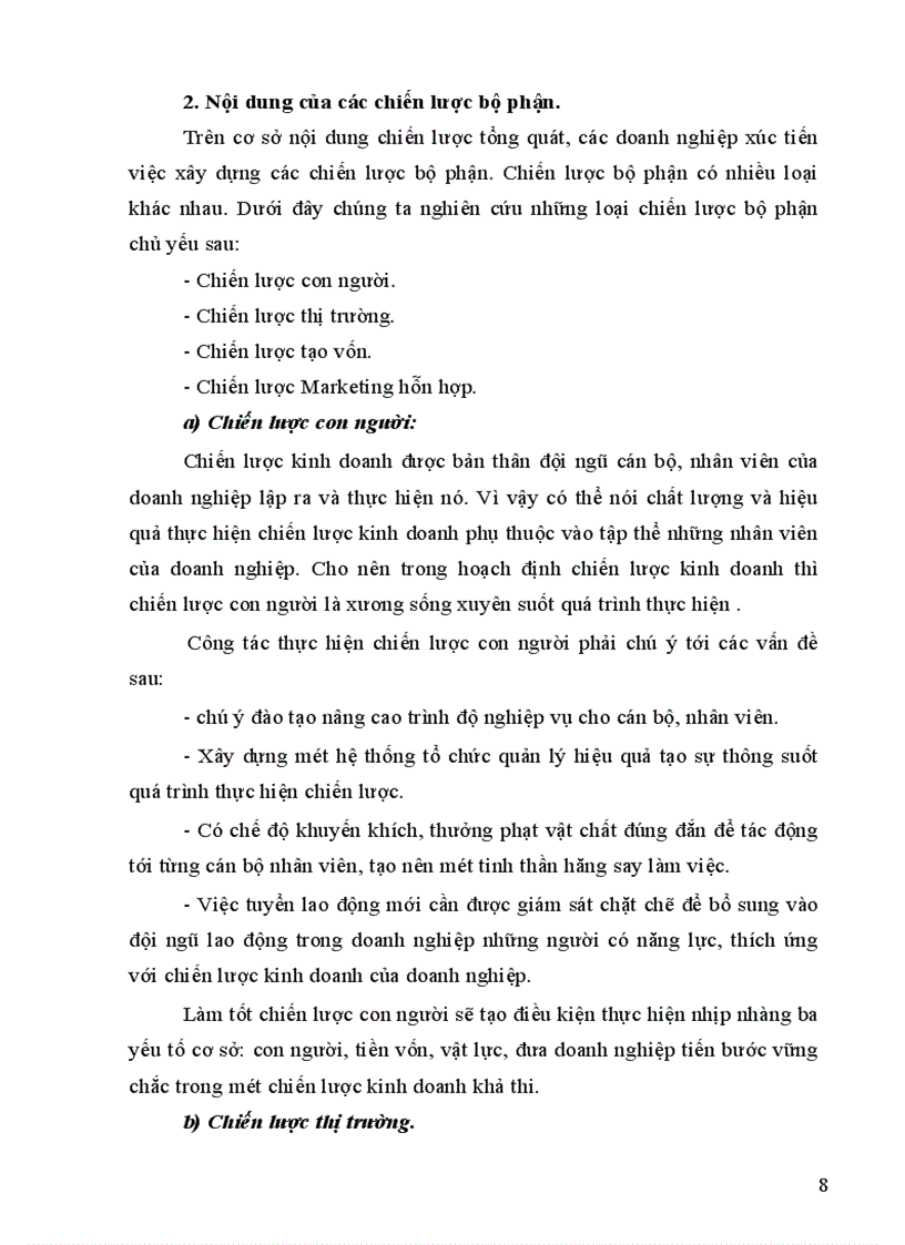 image for page Một số giải pháp chủ yếu góp phần nâng cao hiệu quả của việc xây dựng và thực hiện chiến lược kinh doanh của Công ty 20