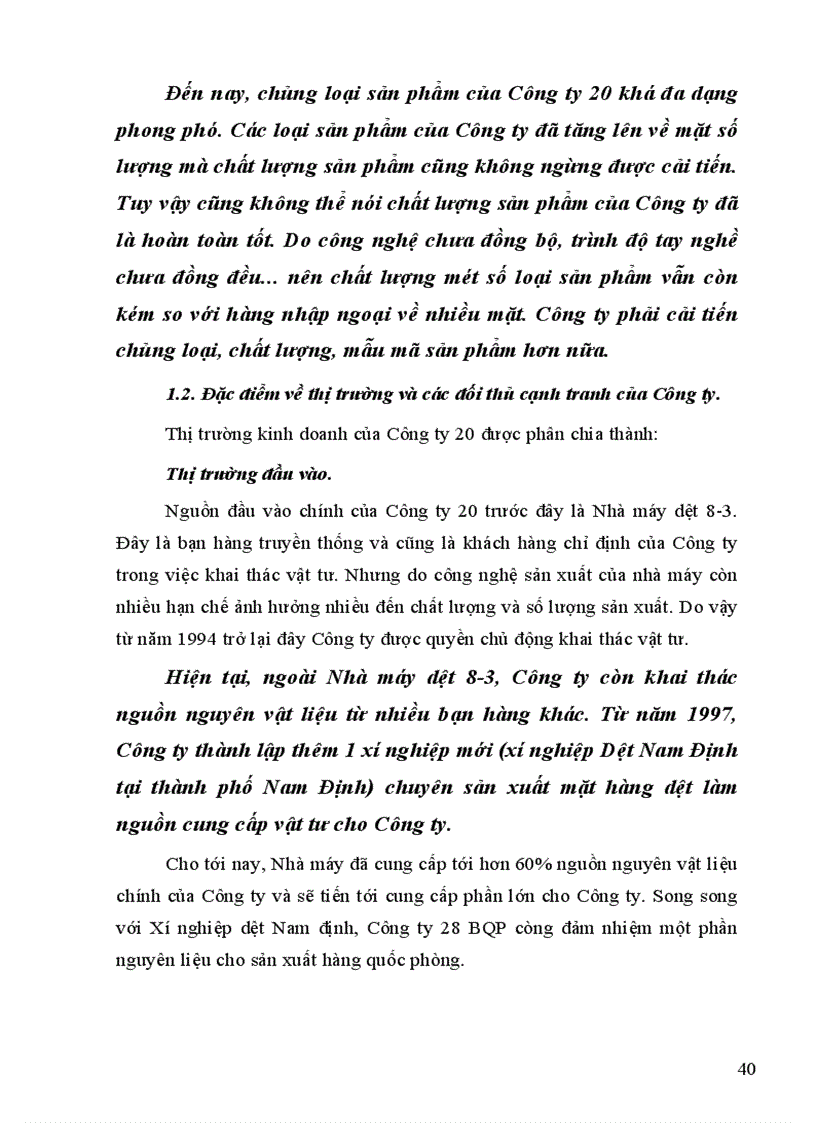 image for page Một số giải pháp chủ yếu góp phần nâng cao hiệu quả của việc xây dựng và thực hiện chiến lược kinh doanh của Công ty 20