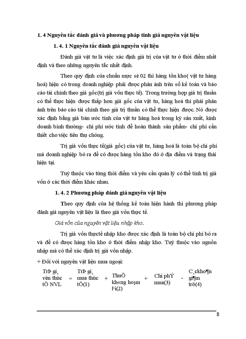 image for page Tổ chức công tác kế toán nguyên vật liệu của Công ty xuất nhập khẩu xây dựng 1