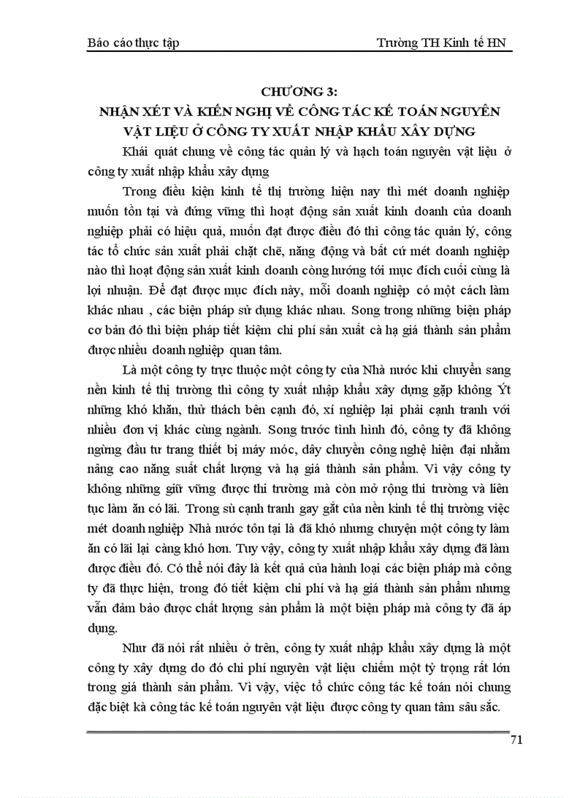 image for page Tổ chức công tác kế toán nguyên vật liệu của Công ty xuất nhập khẩu xây dựng 1