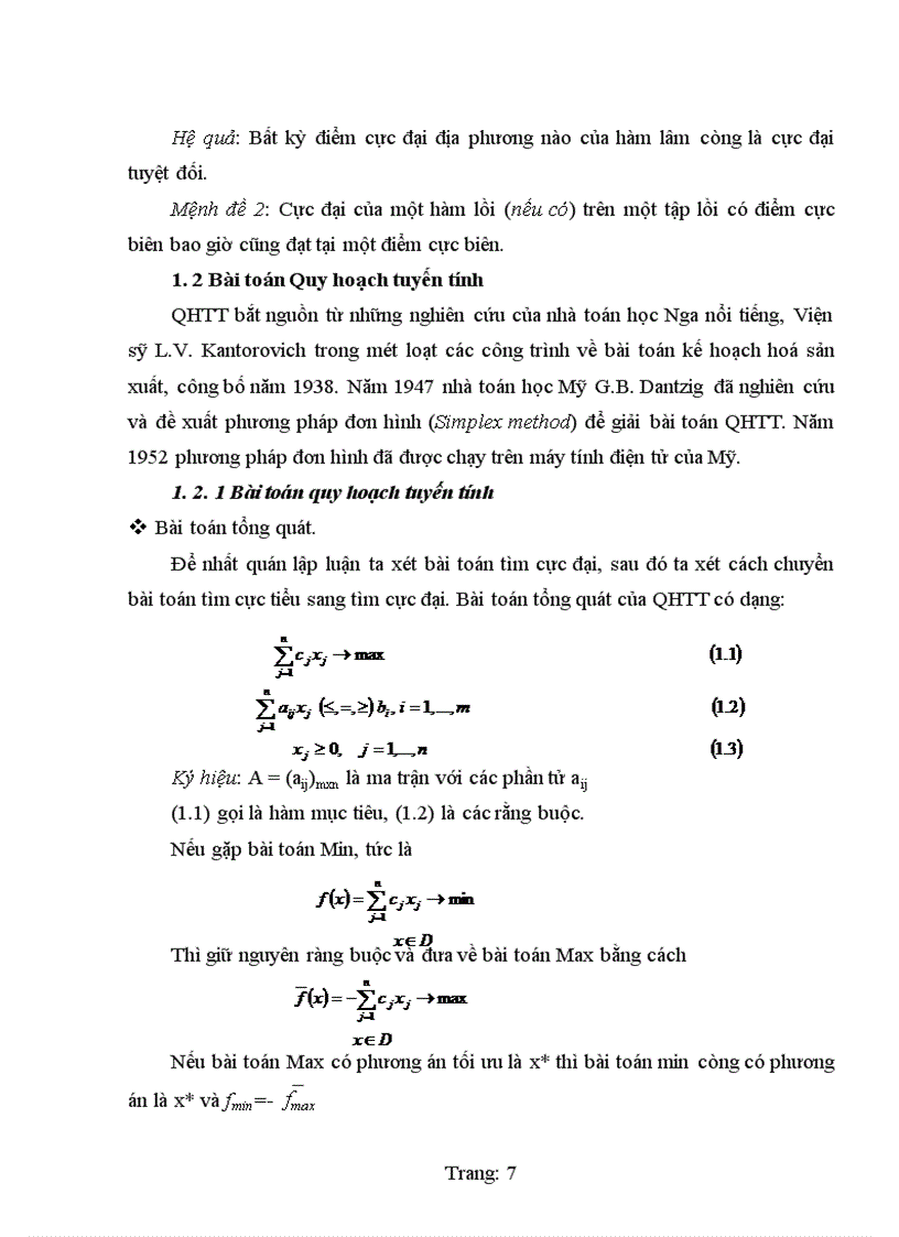 image for page Bài toán vận tải ba chỉ số solid transport problem không hạn chế và có hạn chế khả năng thông qua Bài toán vận tải ba chỉ số khoảng interval solid transport problem và giới thiệu một số Bài toán vận tải đa mục tiêu