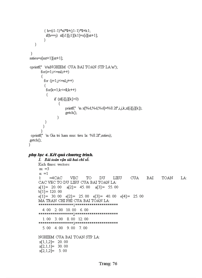 image for page Bài toán vận tải ba chỉ số solid transport problem không hạn chế và có hạn chế khả năng thông qua Bài toán vận tải ba chỉ số khoảng interval solid transport problem và giới thiệu một số Bài toán vận tải đa mục tiêu