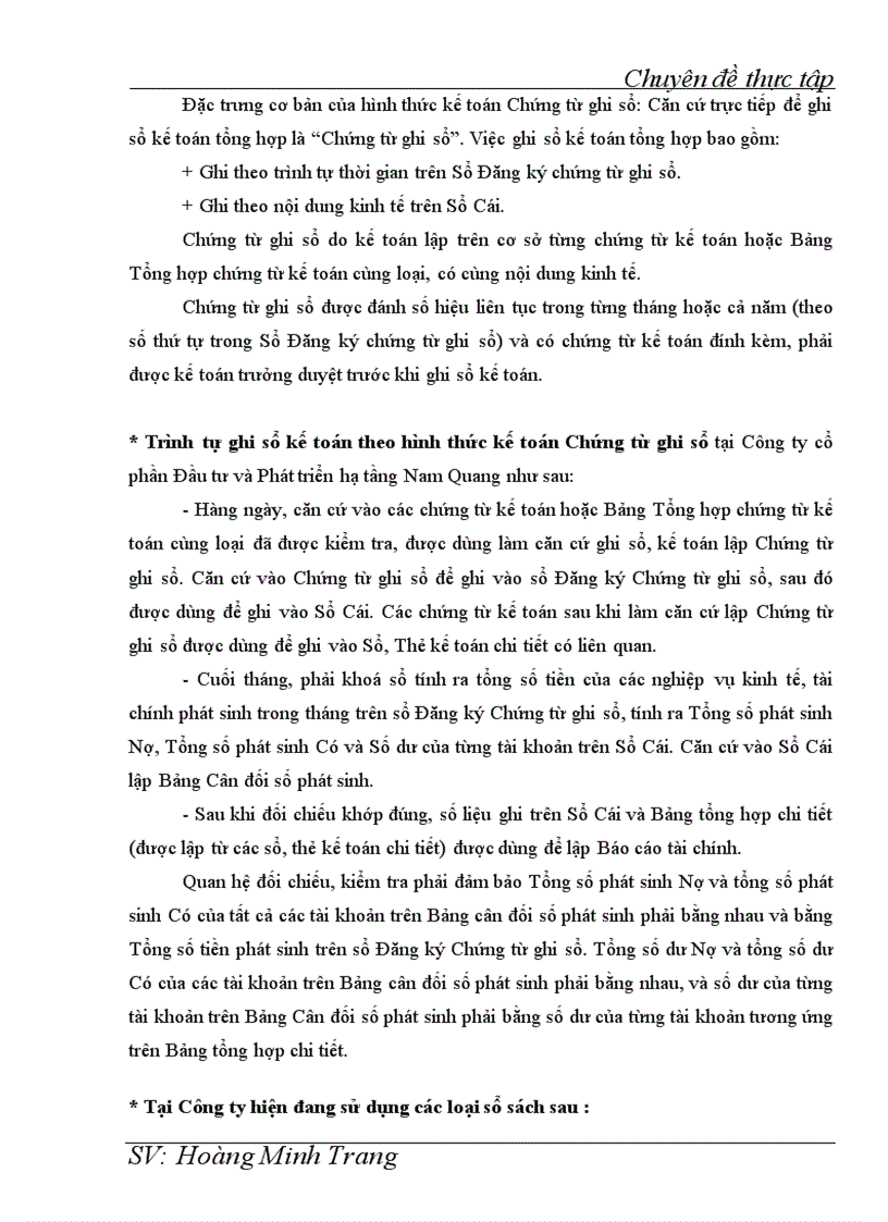 image for page Kế toán doanh thu chi phí và xác định kết quả kinh doanh tại Công ty cổ phần Đầu tư và Phát triển hạ tầng Nam Quang 1