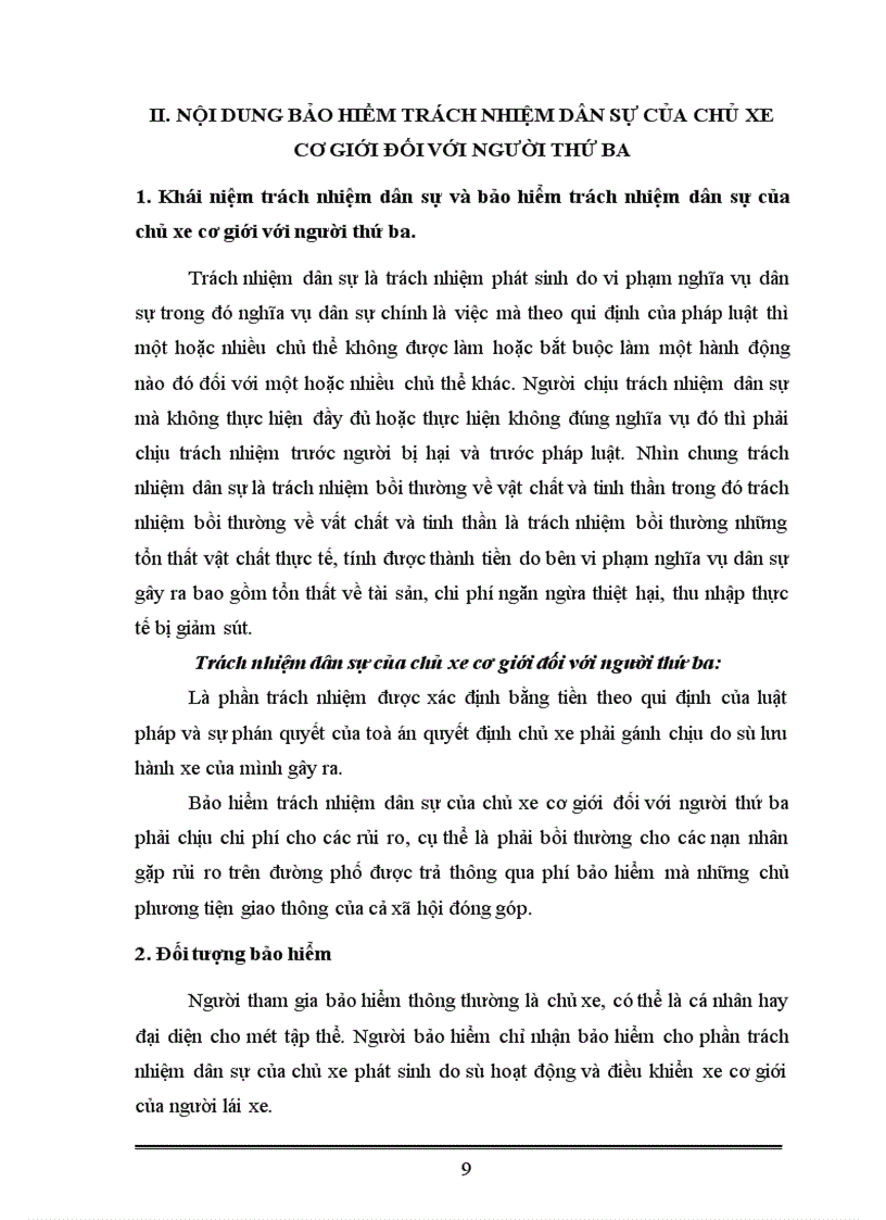 image for page Nghiệp vụ bảo hiểm trách nhiệm dân sự của chủ xe cơ giới đối với người thứ ba Kiến nghị nhằm thực hiện tốt nghiệp vụ theo nghị định 15 2003 NĐ CP của Chính phủ tại PJICO giai đoạn 1998 2002 1