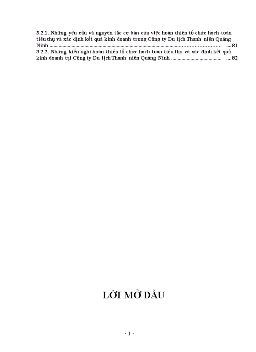 image for page Tổ chức hạch toán về tiêu thụ và xác định kết quả kinh doanh tại Công ty Du lịch Thanh niên Quảng Ninh 1