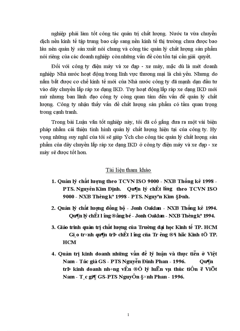 image for page Biện pháp nâng cao chất lượng sản phẩm của dây chuyền lắp ráp xe máy dạng IKD ở công ty điện máy và xe đạp xe máy 1