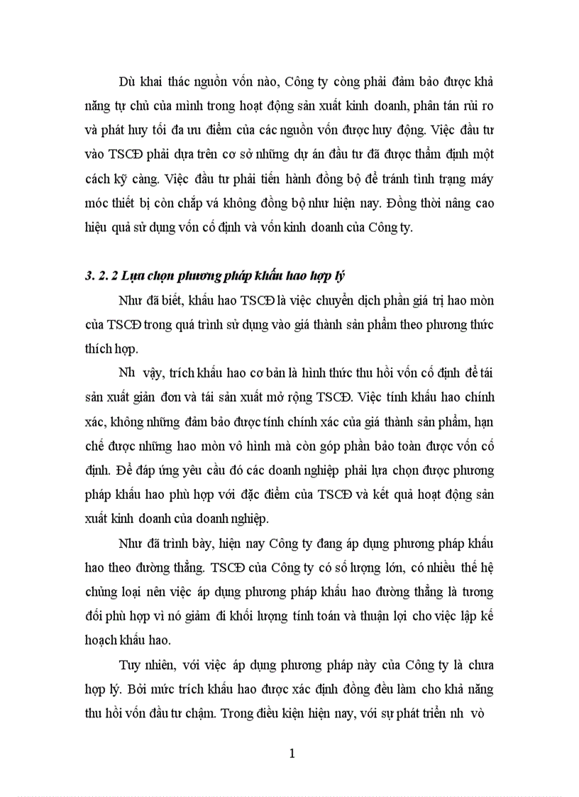 image for page Một số giải pháp chủ yếu nhằm góp phần nâng cao hiệu quả sử dụng vốn cố định ở Công ty Cao Su Sao Vàng 1