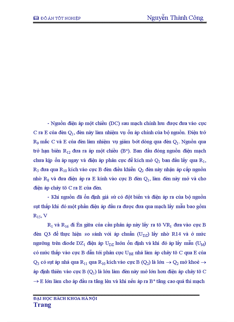 image for page Nguyên lý chung của máy thu hình màu và tác dụng từng khối trong máy thu hình 1