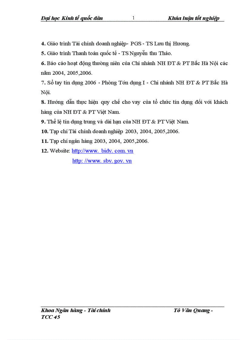 image for page Nâng cao chất lượng hoạt động tín dụng trung và dài hạn tại chi nhánh Ngân hàng Đầu tư và Phát triển Bắc Hà Nội 1