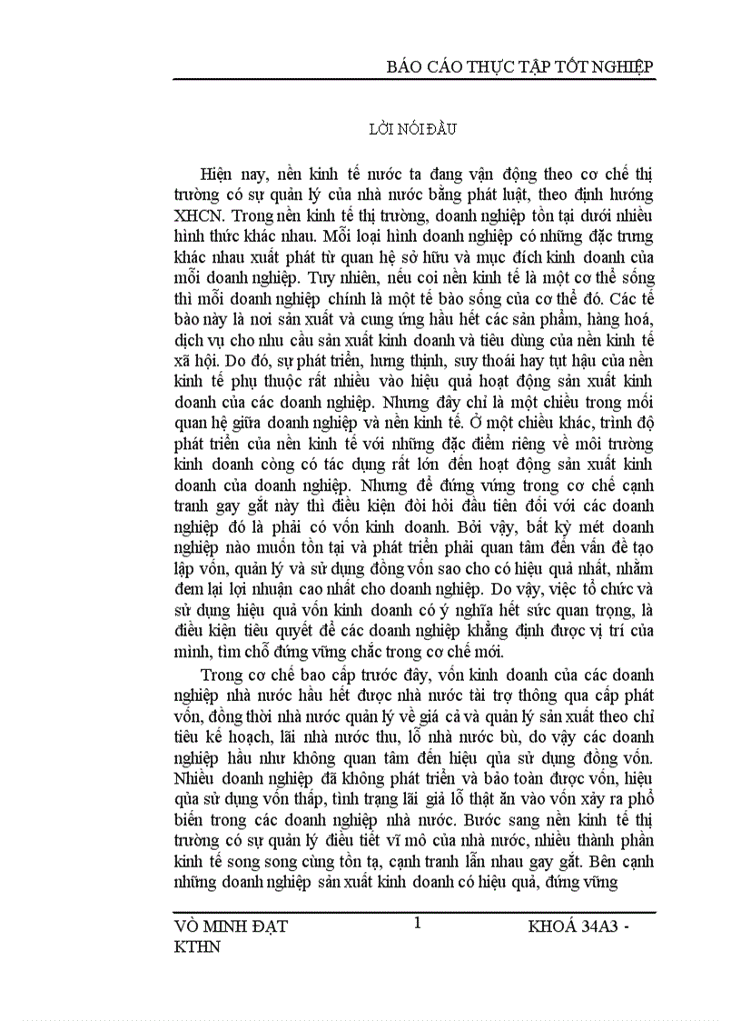 image for page Vốn kinh doanh và những biện pháp nâng cao hiệu quả sử dụng vốn kinh doanh 1
