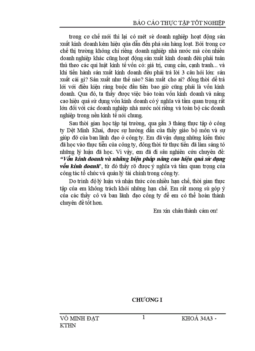image for page Vốn kinh doanh và những biện pháp nâng cao hiệu quả sử dụng vốn kinh doanh 1