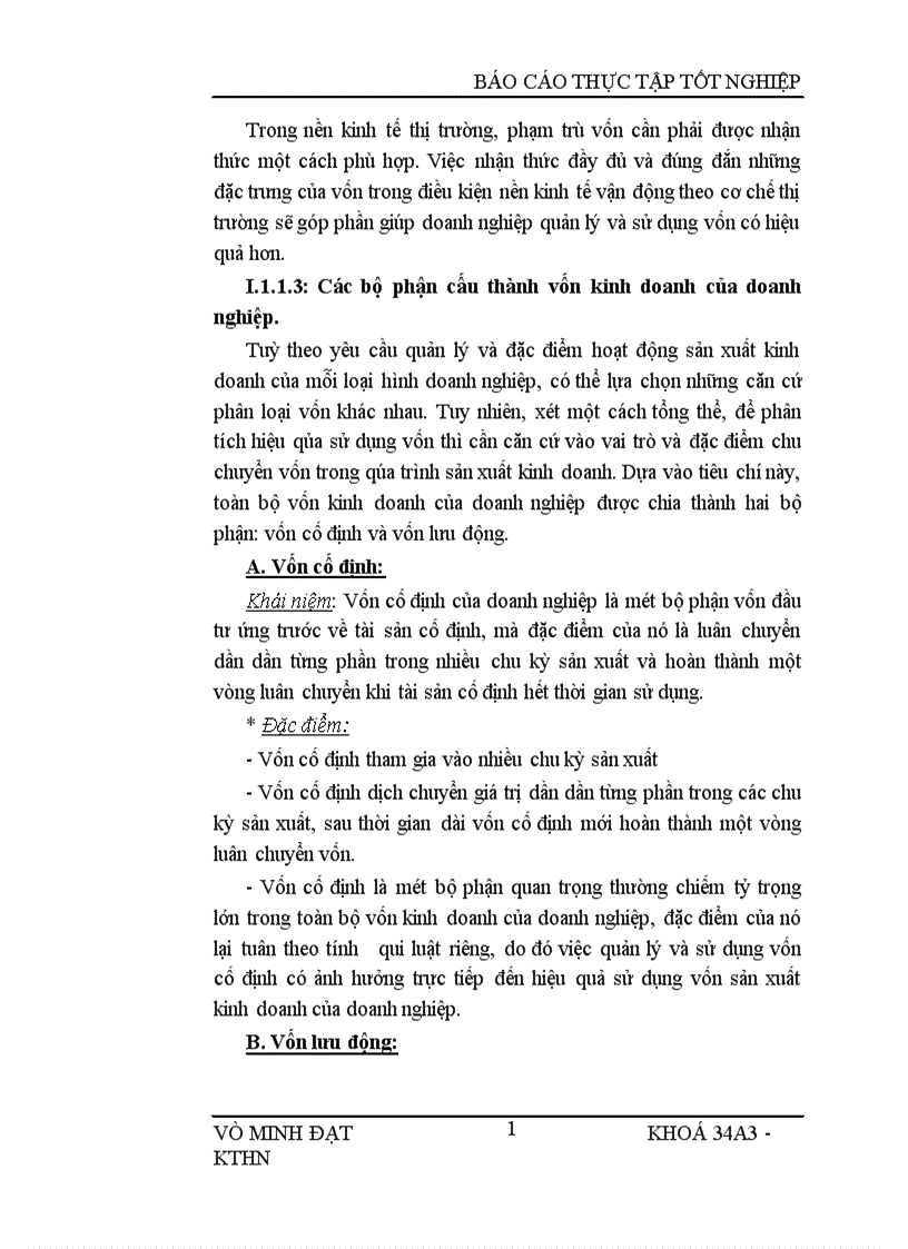 image for page Vốn kinh doanh và những biện pháp nâng cao hiệu quả sử dụng vốn kinh doanh 1