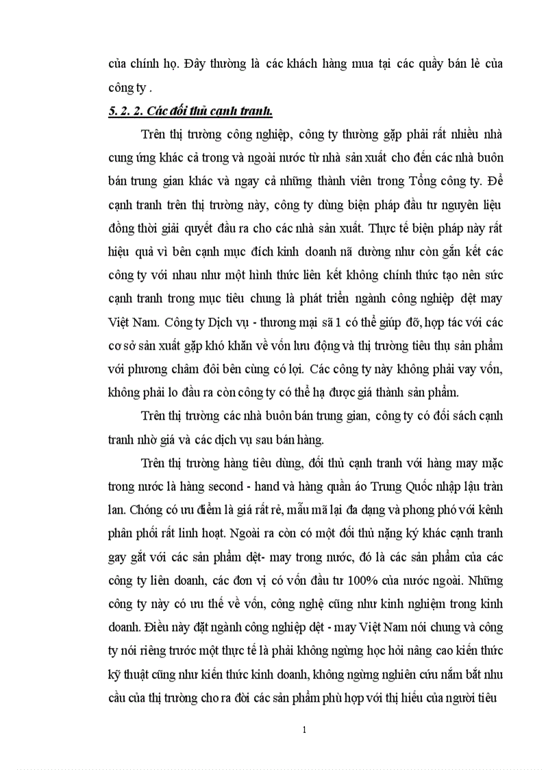 image for page Thực trạng và một số giải pháp hoàn thiện chính sách Marketing mix ở Công ty Dịch vụ Thương mại số I