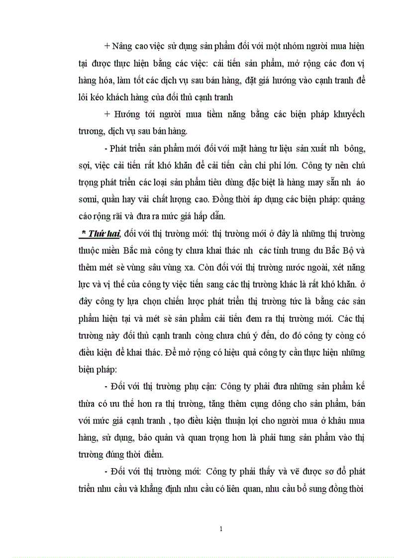 image for page Thực trạng và một số giải pháp hoàn thiện chính sách Marketing mix ở Công ty Dịch vụ Thương mại số I