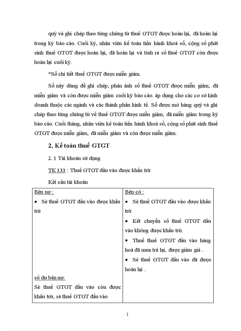 image for page Thực trạng và một số ý kiến đề xuất dể hoàn thiện kế toán thuế GTGT