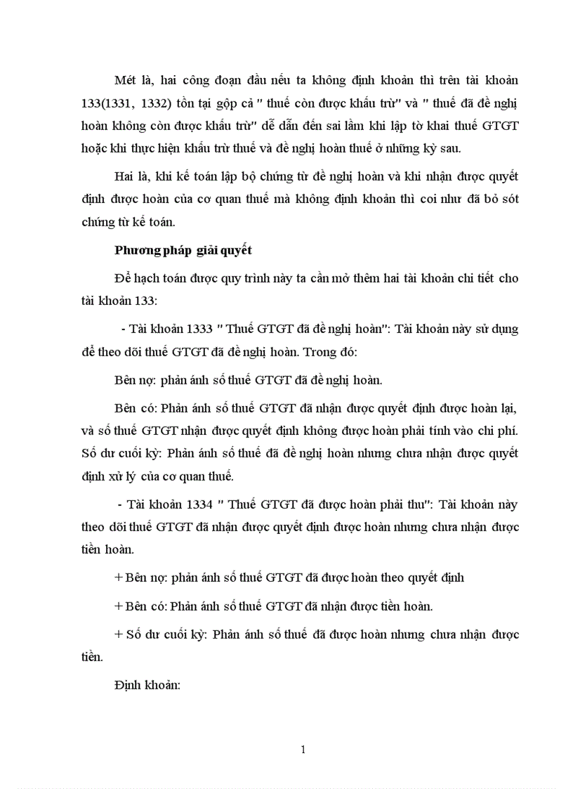 image for page Thực trạng và một số ý kiến đề xuất dể hoàn thiện kế toán thuế GTGT