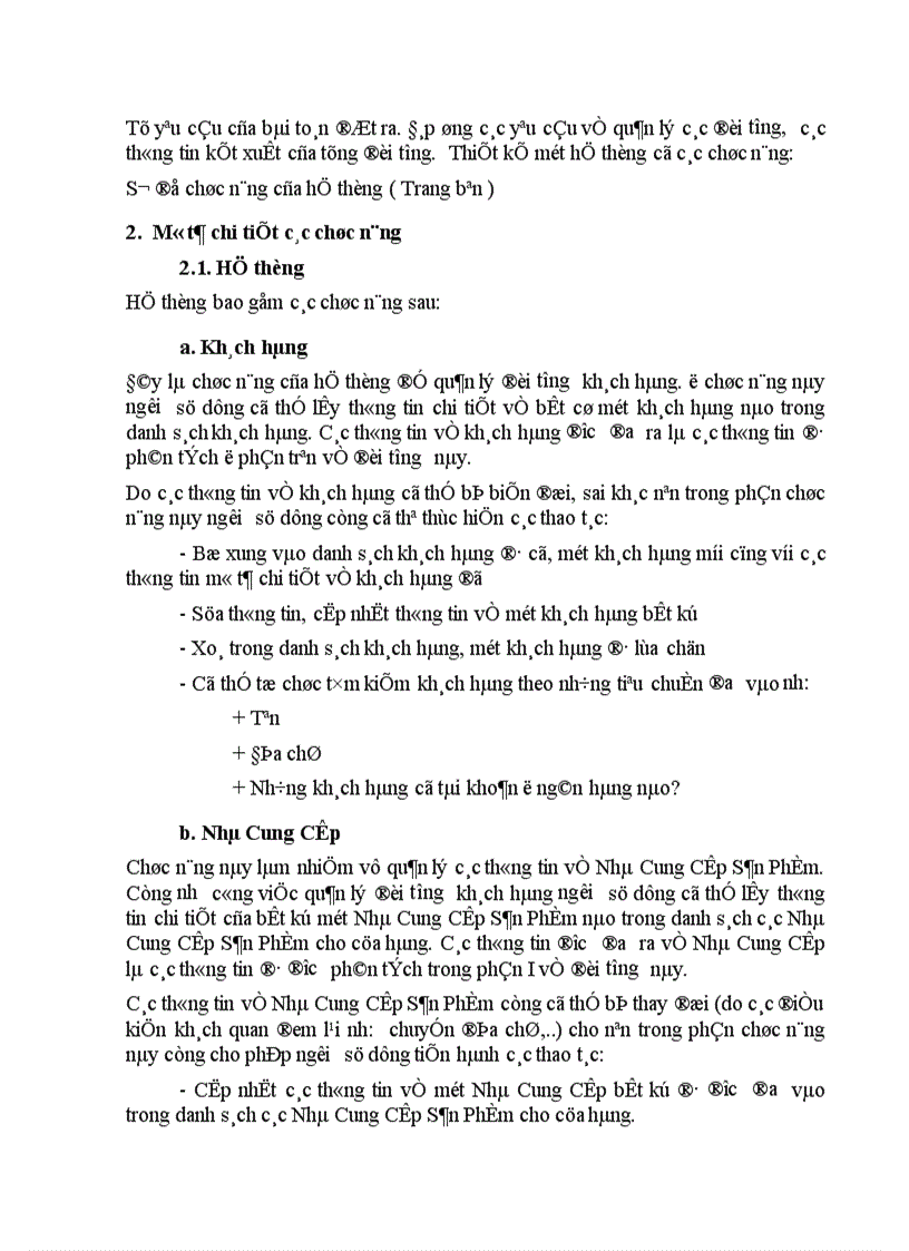 image for page Tổ chức dữ liệu của chương trình trên Access