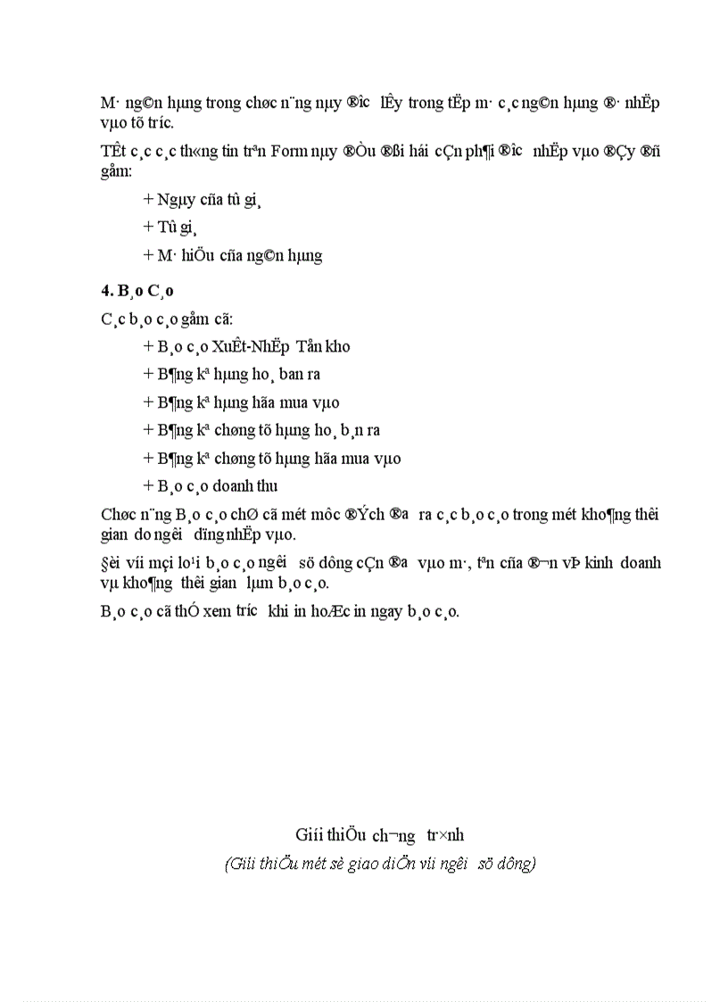 image for page Tổ chức dữ liệu của chương trình trên Access