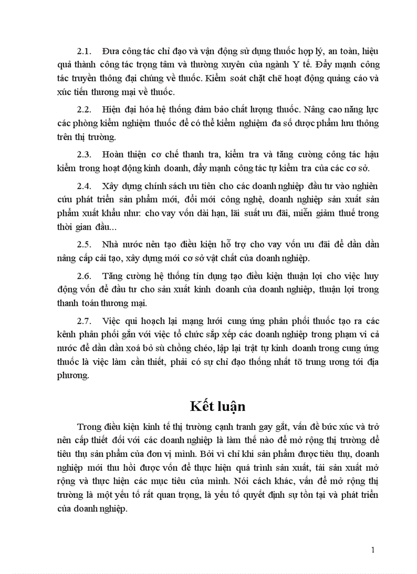 image for page Một số biện pháp Marketing mix nhằm mở rộng thị trường của công ty ICA Phacmarceuticals chi nhánh Hà Nội 1
