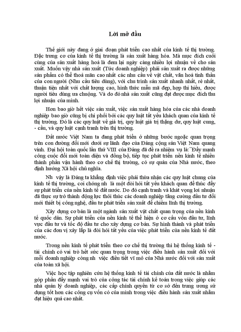 image for page Hoàn thiện kế toán chi phí sản xuất và tính gía thành sản phẩm xây lắp trong doanh nghiệp xây lắp ở xí nghiệp Sông Đà 8 06