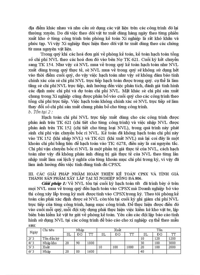 image for page Hoàn thiện kế toán chi phí sản xuất và tính gía thành sản phẩm xây lắp trong doanh nghiệp xây lắp ở xí nghiệp Sông Đà 8 06