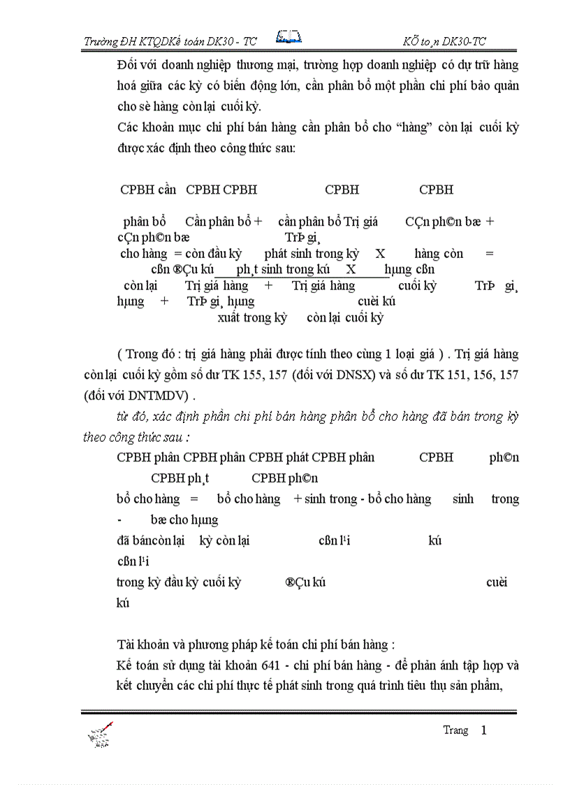 image for page Tổ chức công tác kế toán bán hàng và xác định kết quả tại Công Ty Rượu Đồng xuân 1