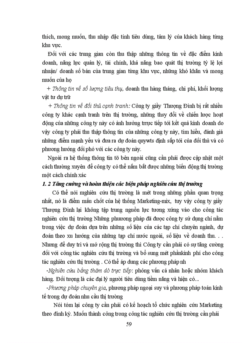 image for page Các giải pháp Marketing nhằm duy trì và mở rộng thị trường của công ty Giầy Thượng Đình 1