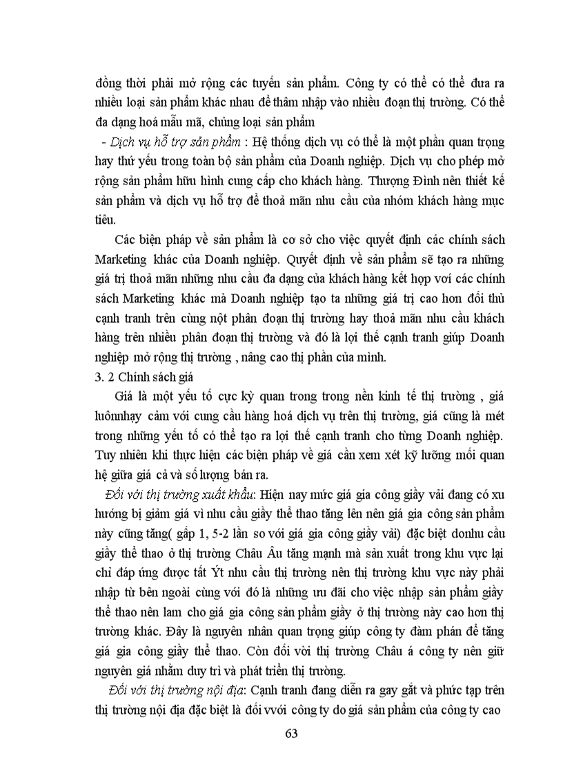 image for page Các giải pháp Marketing nhằm duy trì và mở rộng thị trường của công ty Giầy Thượng Đình 1