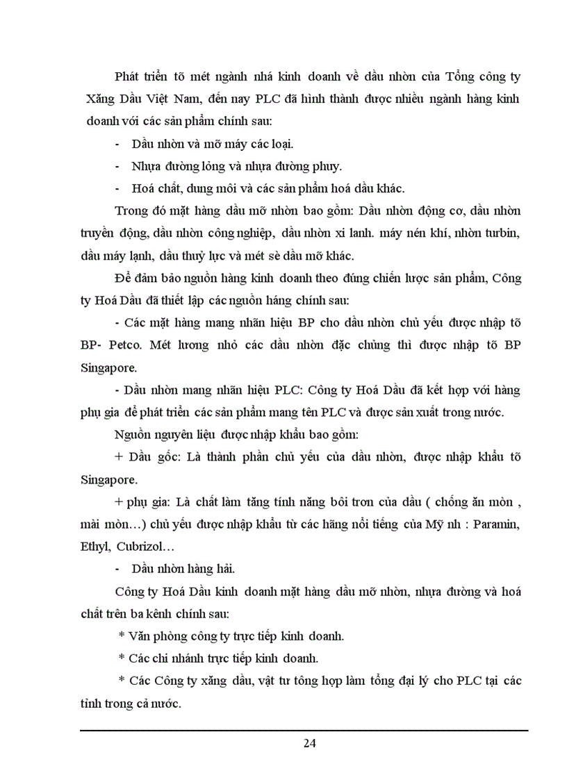 image for page Kế toán bán hàng và xác định kết quả bán hàng ở Công ty Hoá Dầu Petrolimex 1