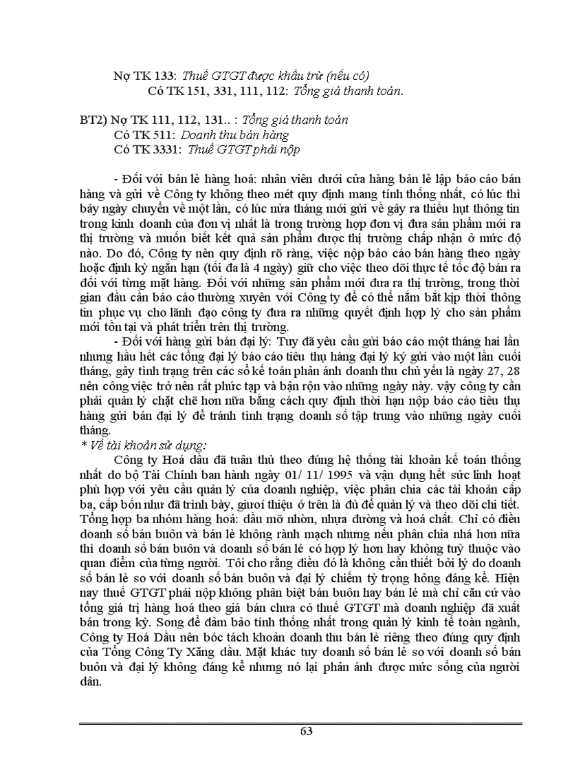 image for page Kế toán bán hàng và xác định kết quả bán hàng ở Công ty Hoá Dầu Petrolimex 1