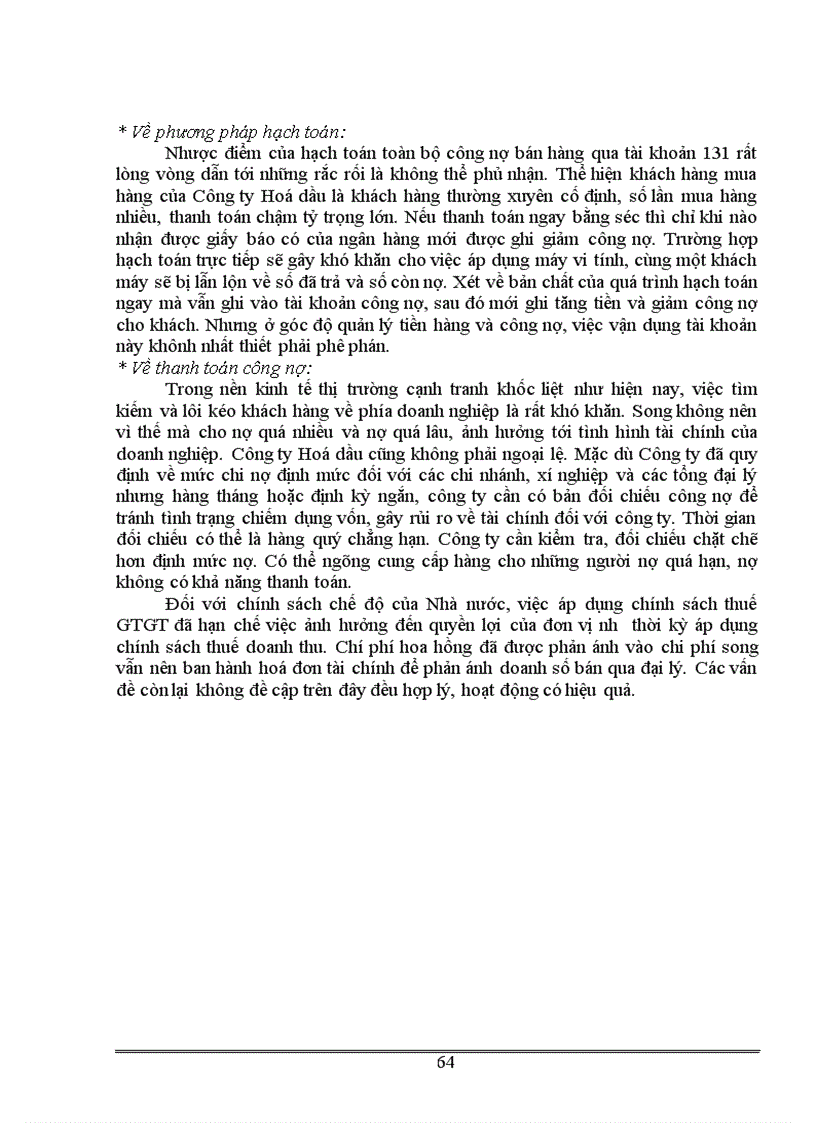 image for page Kế toán bán hàng và xác định kết quả bán hàng ở Công ty Hoá Dầu Petrolimex 1