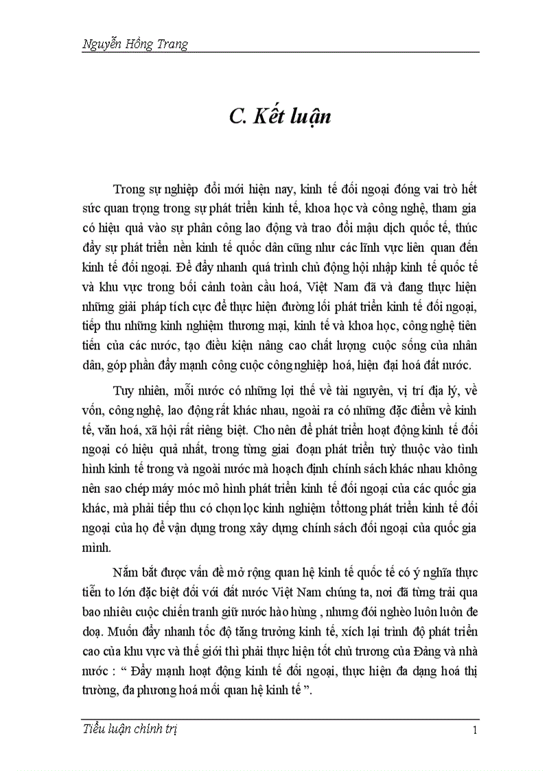 image for page Vấn đề phát triển kinh tế đối ngoại trong thời kỳ quá độ lên chủ nghĩa xã hội ở Việt Nam
